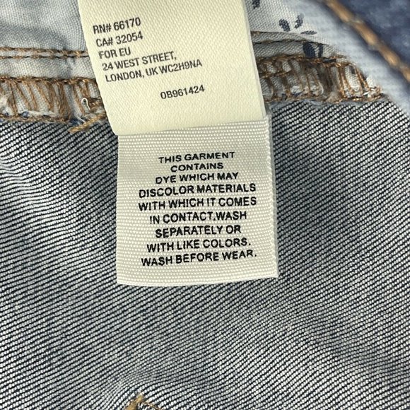 We The Free People Womens Jrs Size‎ 26 Bootcut Jeans Button Fly Stretch Denim - Picture 9 of 9